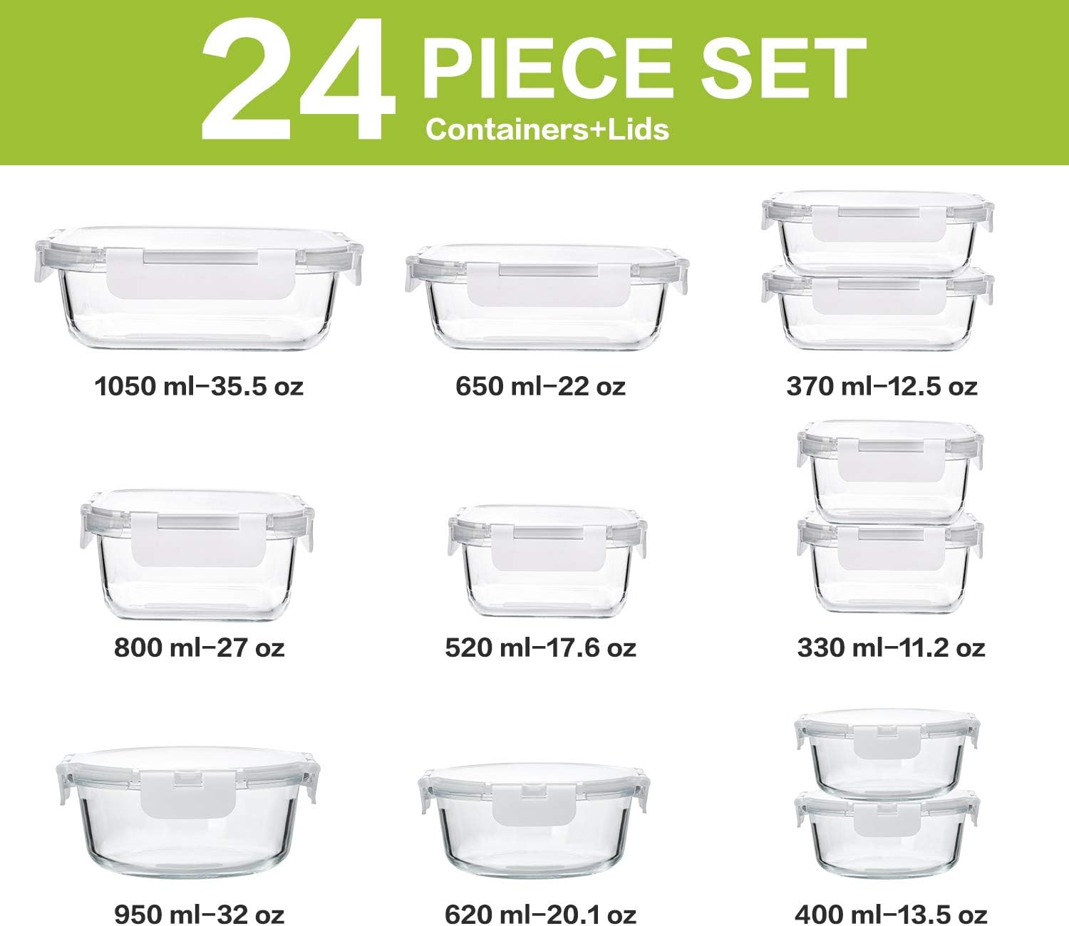 Ultimate Glass Food Storage Set