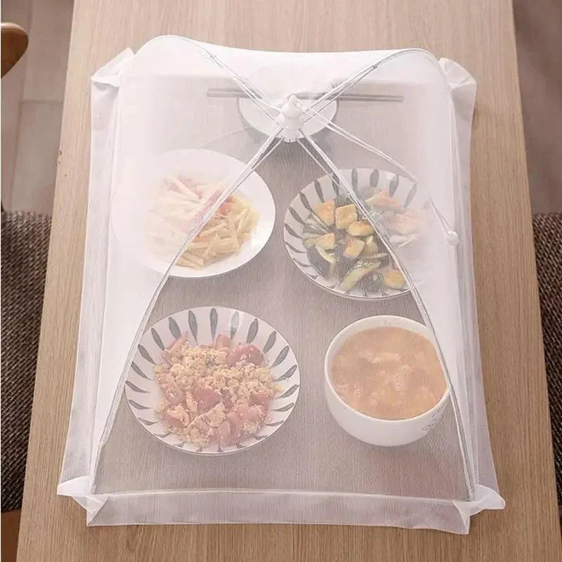 Folding Fly-Free Dish Covers