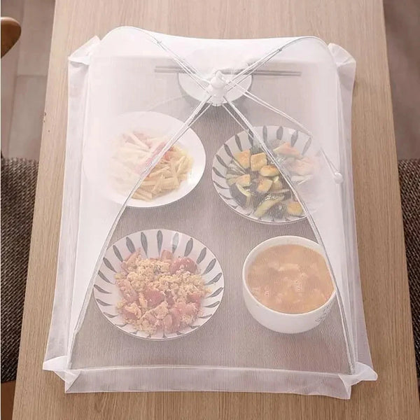 Folding Fly-Free Dish Covers