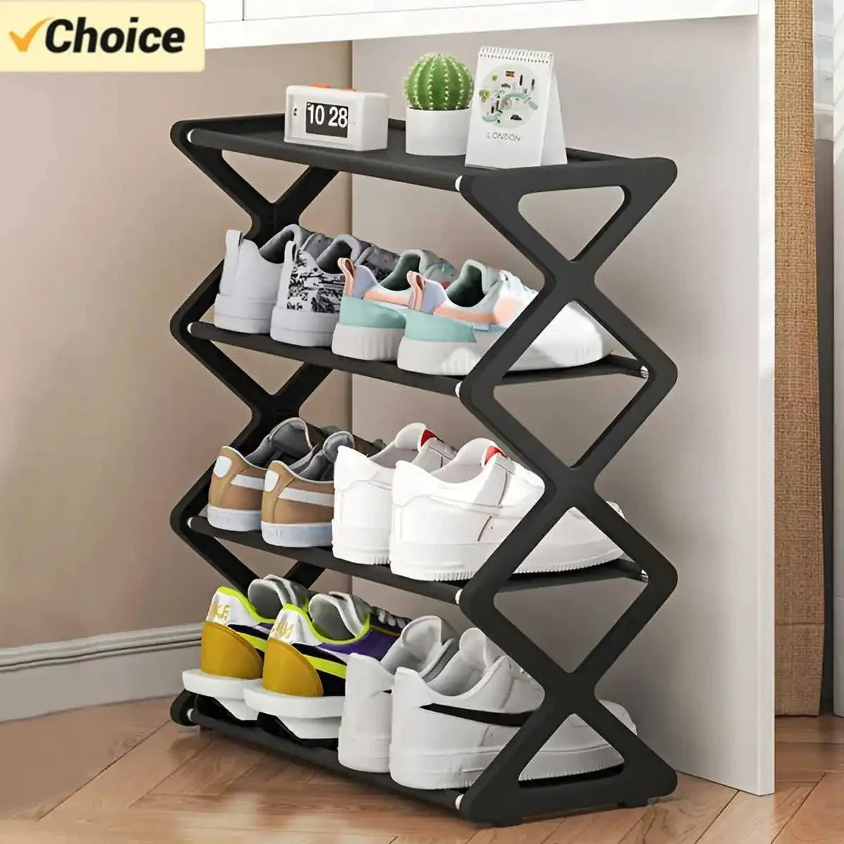 Chic 4-Tier Shoe Organizer