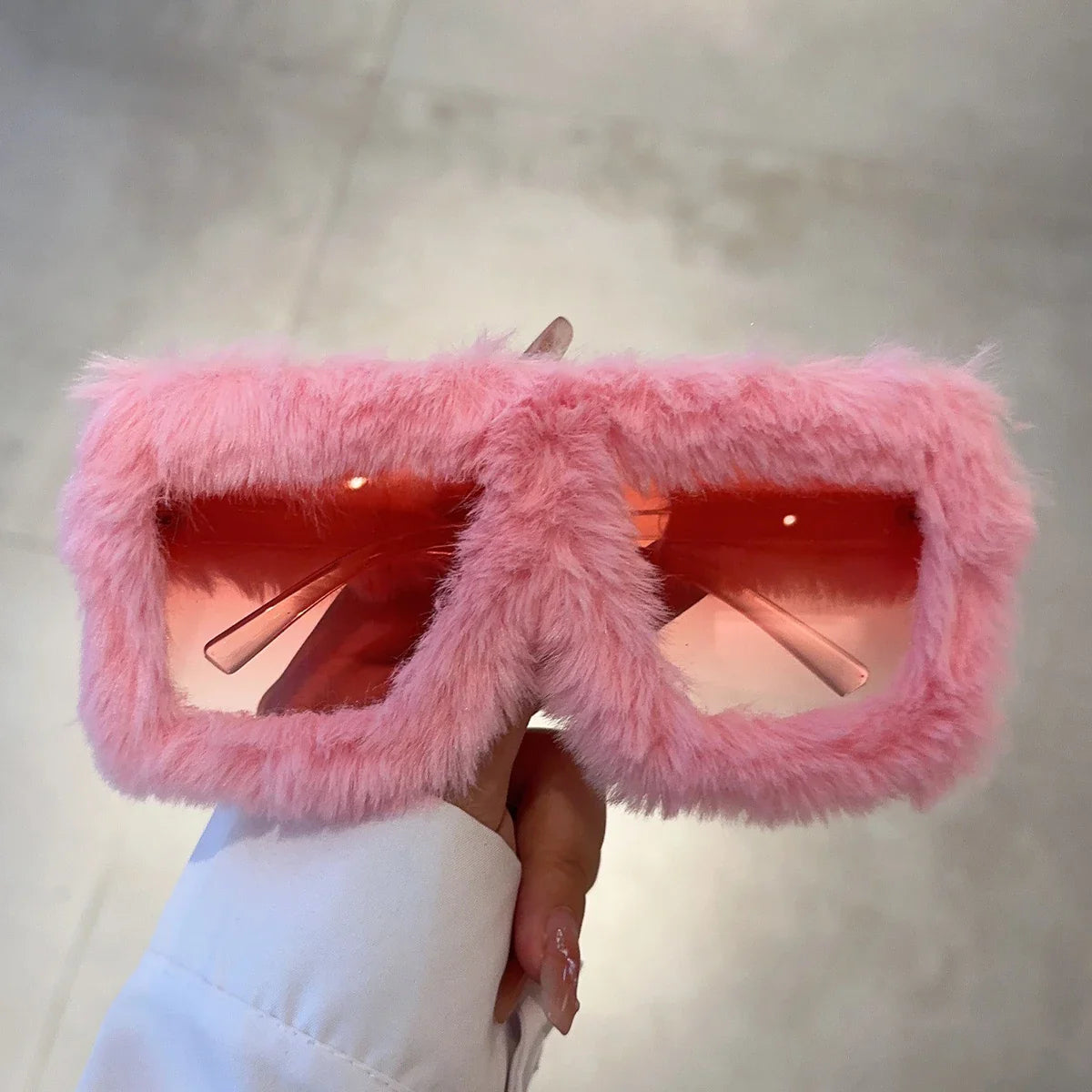 Fluffy Y2K Fashion Sunglasses
