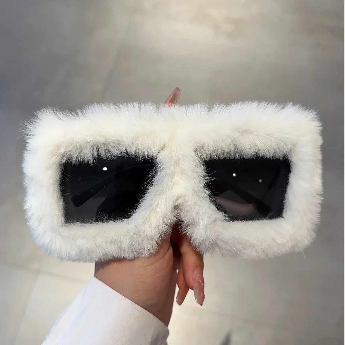 Fluffy Y2K Fashion Sunglasses