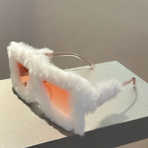 Fluffy Y2K Fashion Sunglasses