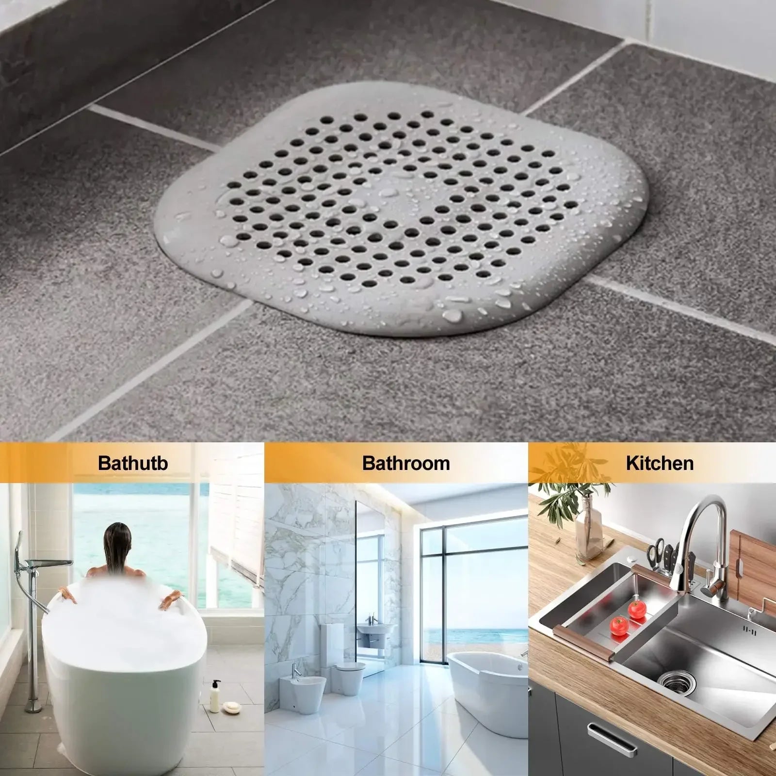 Versatile Drain Hair Catcher